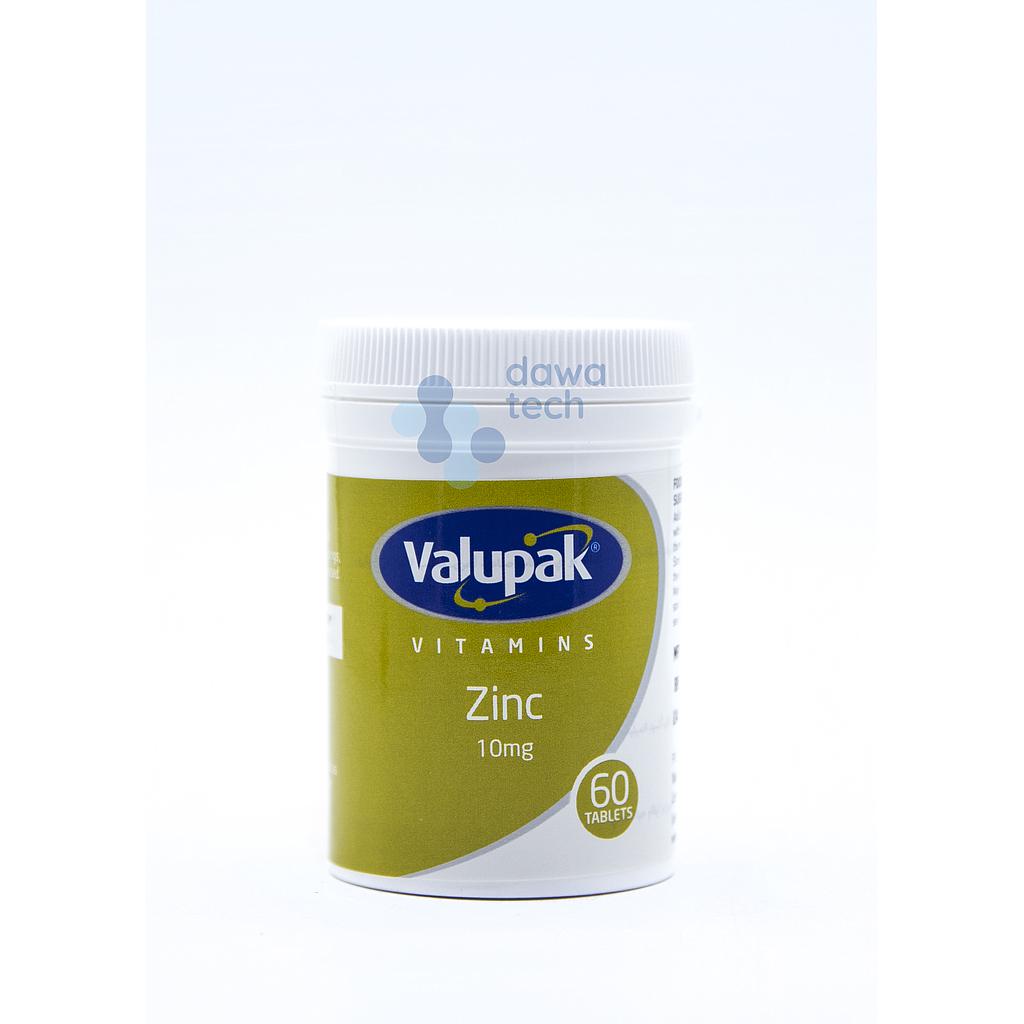 VALUPAK Zinc 60 Tabs