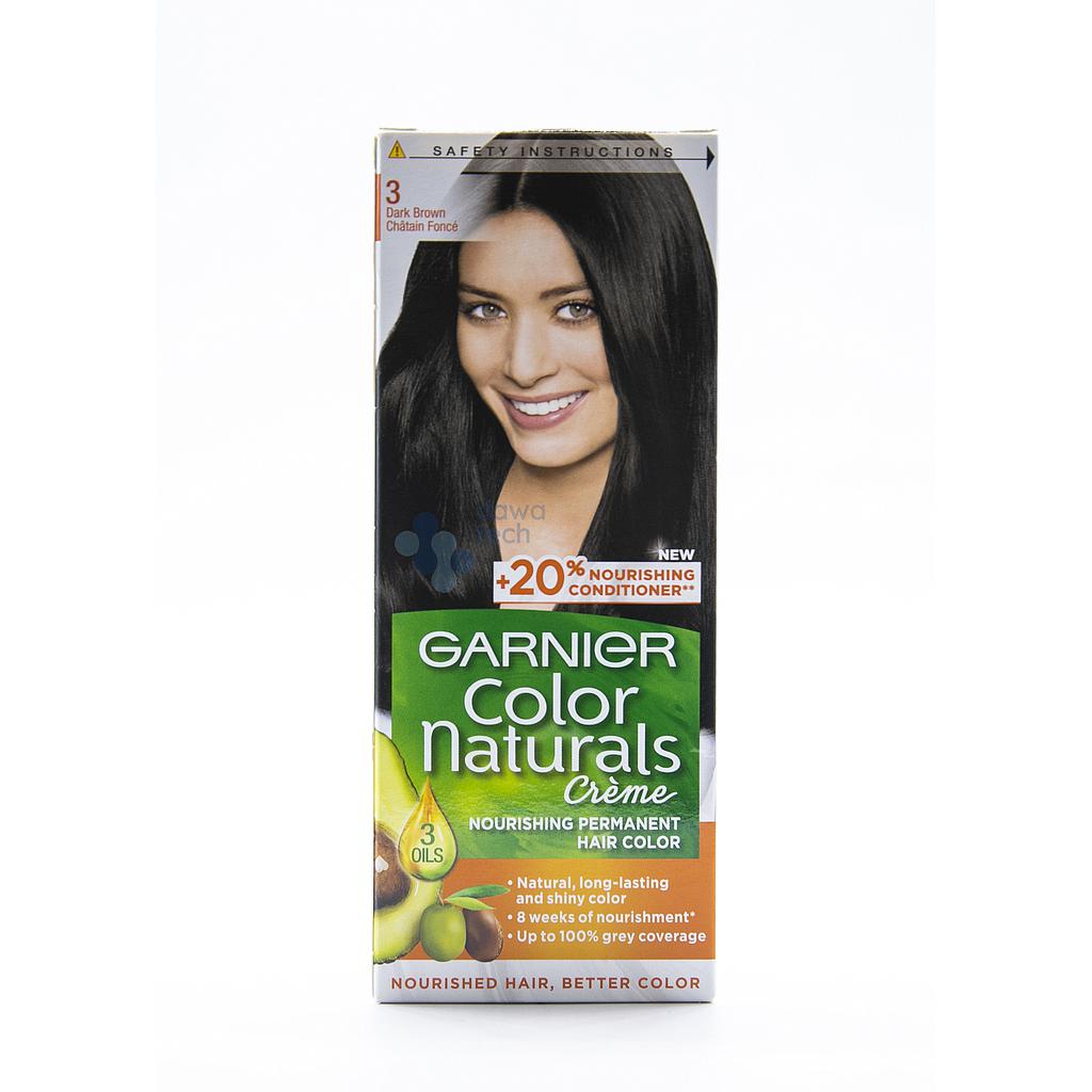 Garnier # 3 بني غامق