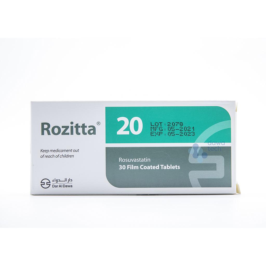 ROZITTA 20 MG 30 TAB