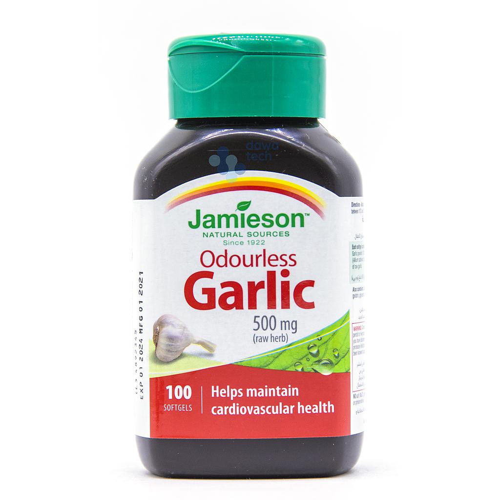 JAMIESON ODOURLESS GARLIC 100 CAP