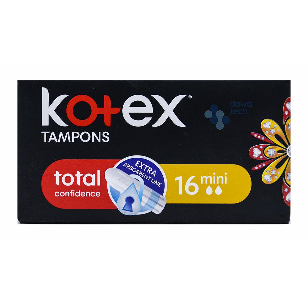 KOTEX MINI TAMPONS 16