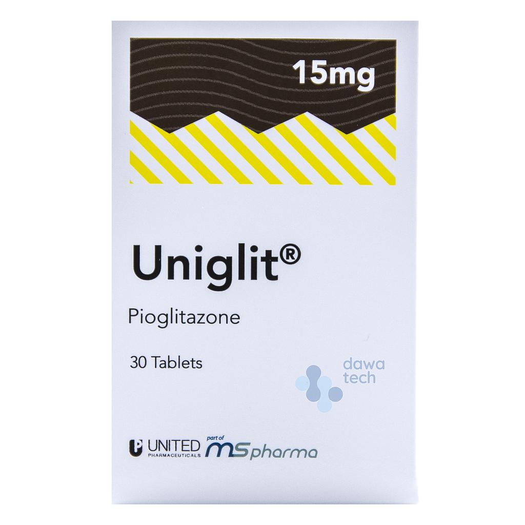 UNIGLIT 15MG 30TAB