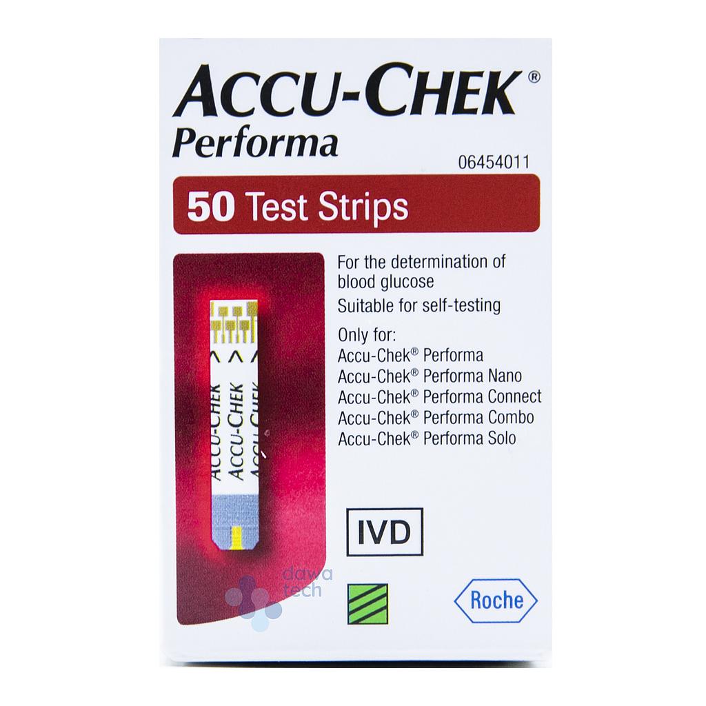 ACCU CHEK PERFORMA 100 STRIP عرض  
