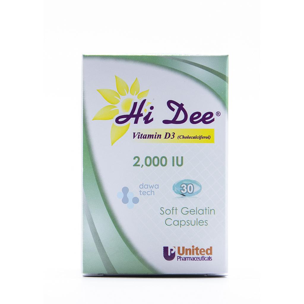 HI DEE 2000 IU 30 Caps