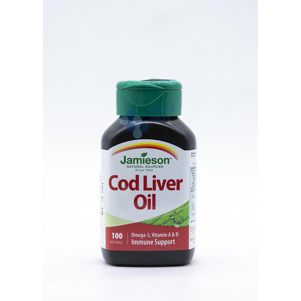 JAMIESON COD LIVER OIL 100 CAP