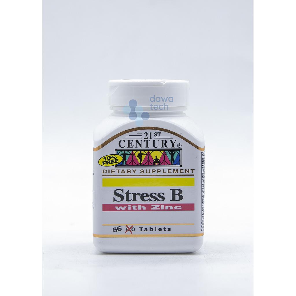 Century Stress B &amp; Zinc 66 Tabs