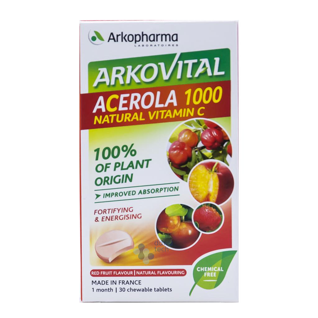 ARKOVITAL Acerola 30 Chewable Tabs