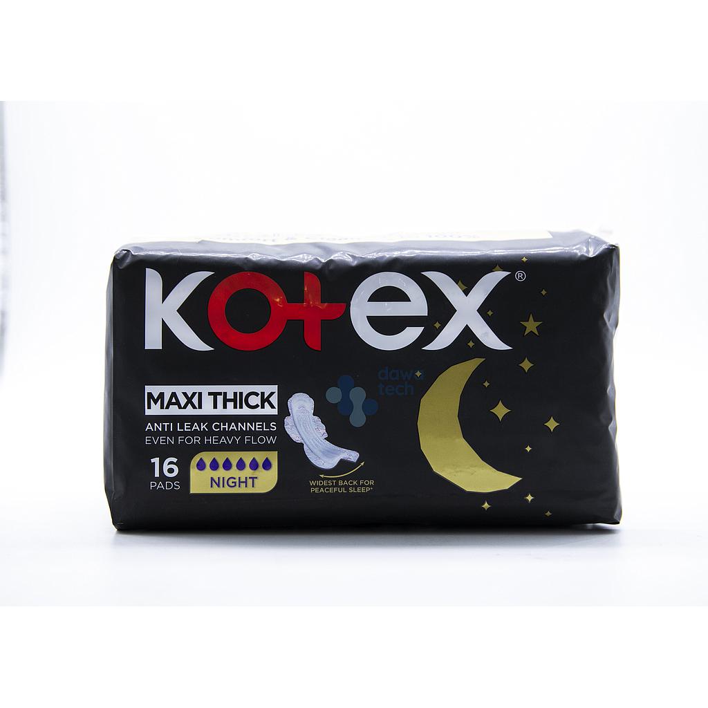 KOTEX MAXI THICK NIGHT16 PADS