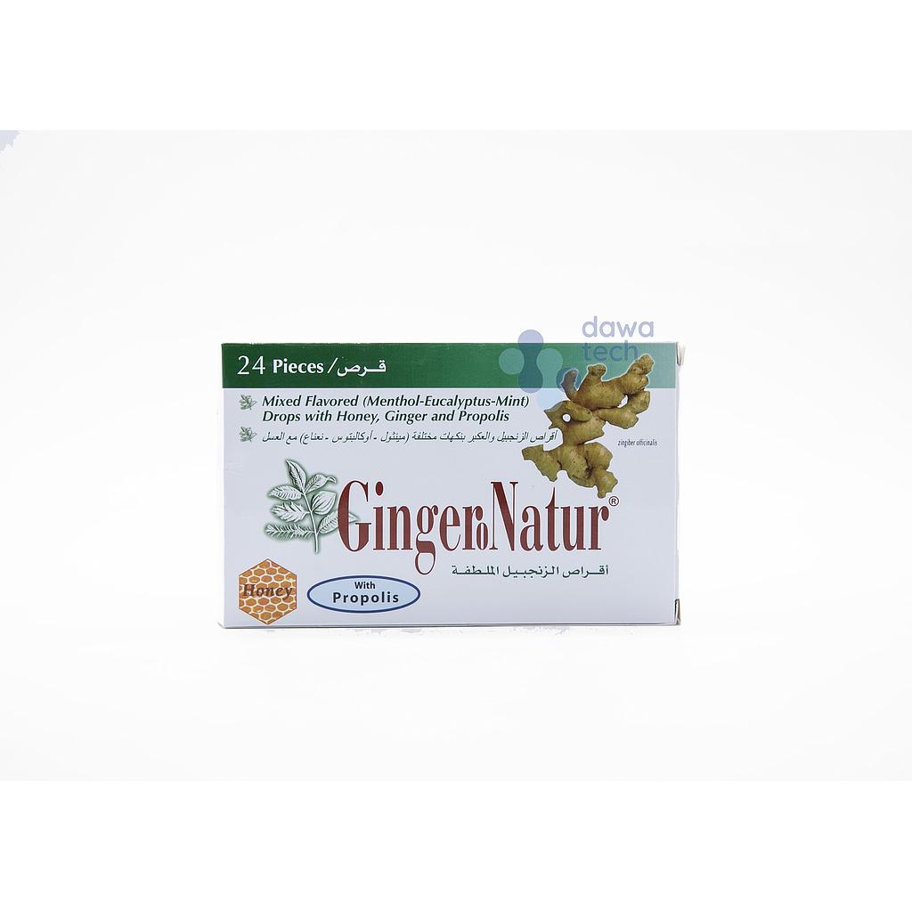Ginger Nature Menthol &amp; Propolis 24Pcs